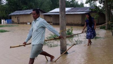 കനത്ത മഴ;അസാമില്‍ 2.07 ലക്ഷം പേര്‍ പ്രളയ ബാധിതരെന്ന് റിപ്പോര്‍ട്ട്