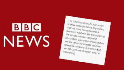 കശ്മീരില്‍ എന്താണ് നടക്കുന്നതെന്ന് ഇനിയും ഞങ്ങള്‍ റിപ്പോര്‍ട്ട് ചെയ്യും; മോദി സര്‍ക്കാറിന് ബി.ബി.സിയുടെ മറുപടി