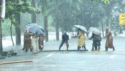 കനത്ത മഴയ്ക്ക് സാധ്യത; ഇന്ന് നാല് ജില്ലകളില്‍ യെല്ലോ അലര്‍ട്ട്