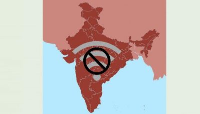 2014 ന് ശേഷം രാജ്യത്ത് ഇന്റര്‍നെറ്റ് വിച്ഛേദിച്ചത് 350 ലേറെ തവണ; റിപ്പോര്‍ട്ട് പുറത്ത്