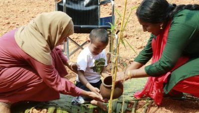 ഒരുമിച്ച് മരം നട്ട് 25 ഭിന്നശേഷി കുട്ടികള്‍ ; പച്ചിലക്കാട് പദ്ധതിക്ക് തുടക്കമായി