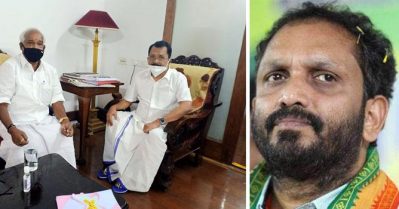 കെ. സുരേന്ദ്രനെതിരെ ബി.ജെ.പിയില്‍ പടയൊരുക്കം ? പി.എസ് ശ്രീധരന്‍ പിള്ളയുമായി കൂടിക്കാഴ്ച നടത്തി പി.എം വേലായുധന്‍