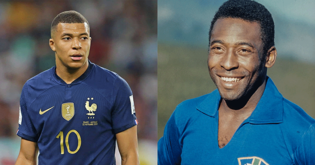 Didn’t you break my record?  Pele replied to Mbappé