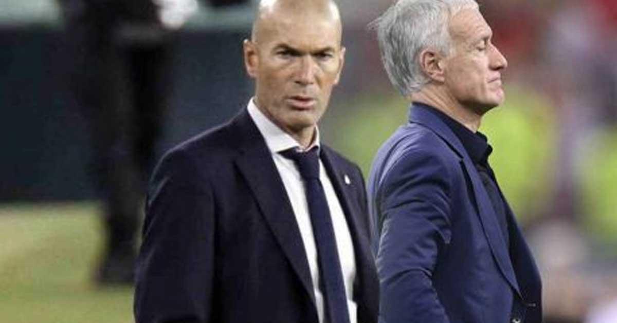 Zidane just watched;  Deschamps is going nowhere