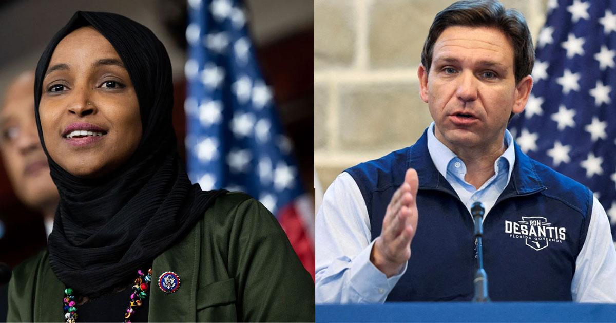 Florida Governor DeSantis Calls for Deportation of Ilhan Omar Over Mistranslated Remarks