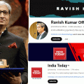 ഇന്ത്യ ടുഡേയെ കടത്തിവെട്ടി 90 ലക്ഷം വരിക്കാരുമായി രവീഷ് കുമാറിന്റെ യൂട്യൂബ് ചാനൽ; കാഴ്ചക്കാരിൽ എൻ.ഡി.ടി.വിയെക്കാൾ പതിൻമടങ്ങ് മുമ്പിൽ