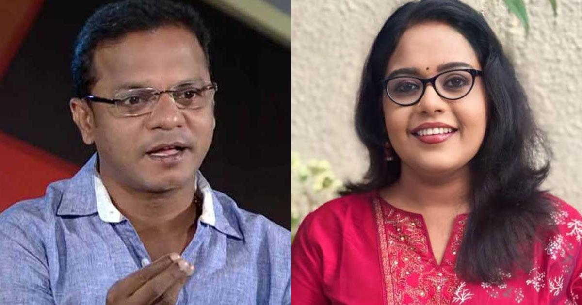 Are you good, if you say mother, you say green; Dharmajan insulted Aparna Kurup DoolNews