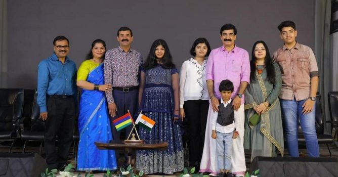 Dr P Krishnadas And Family