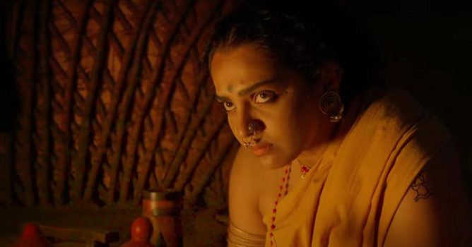 parvathi as gagamma in thangalan