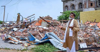 ഉത്തരാഖണ്ഡിലെ ഹരിദ്വാറിൽ നിയമവിരുദ്ധമെന്നാരോപിച്ച് ദർഗ തകർത്തു