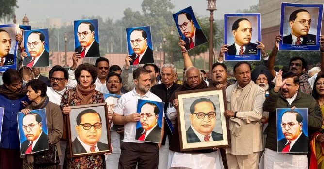 'Ambedkar insulted'; Opposition protests in Parliament against Amit Shah's remarks