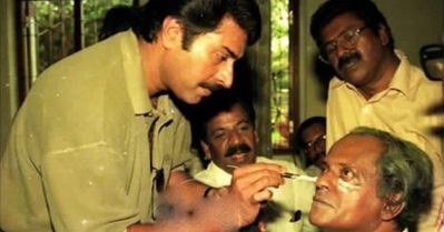 അച്ഛനെ മേക്അപ് ചെയ്തുകൊണ്ടുവന്നപ്പോൾ അദ്ദേഹത്തിന് ഇഷ്ടമായില്ല, പിന്നെ മേക്അപ് ചെയ്തത് മമ്മൂക്ക: ബിനു പപ്പു