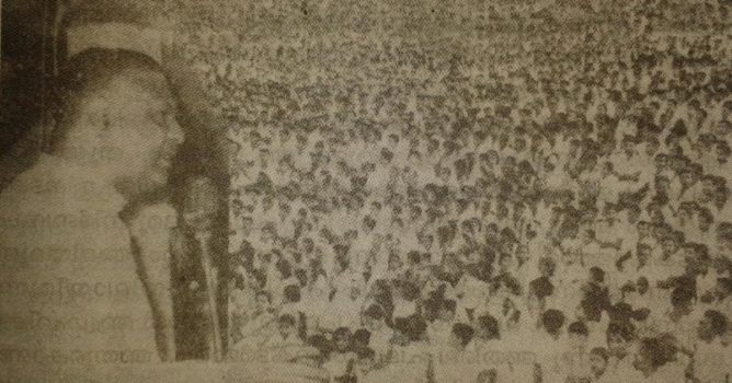 HOLLY MASS AT Thekinkad ground BY Fr. Joseph vadakkan