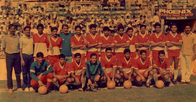 The Kerala Police team played in the 1990 Federation Cup