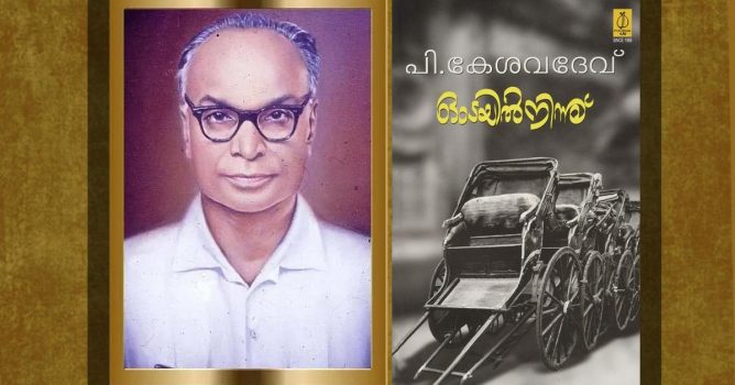 പി. കേശവദേവ് / ഓടയില്‍നിന്ന് P KESAVA DEV ODAYIL NINNU