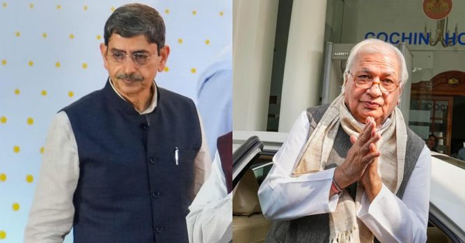 Tamil Nadu Governor R.N. Ravi and former Kerala Governor Arif Mohammad Khan