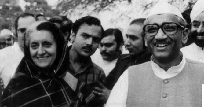 ഇന്ദിര ഗാന്ധിയും എച്ച്. എന്‍. ബഹുഗുണയും