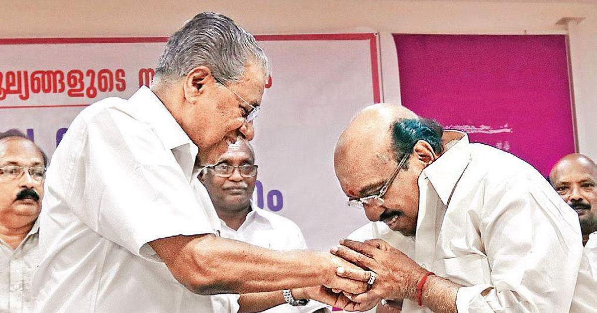 Chief Minister praises Vellappally Natesan