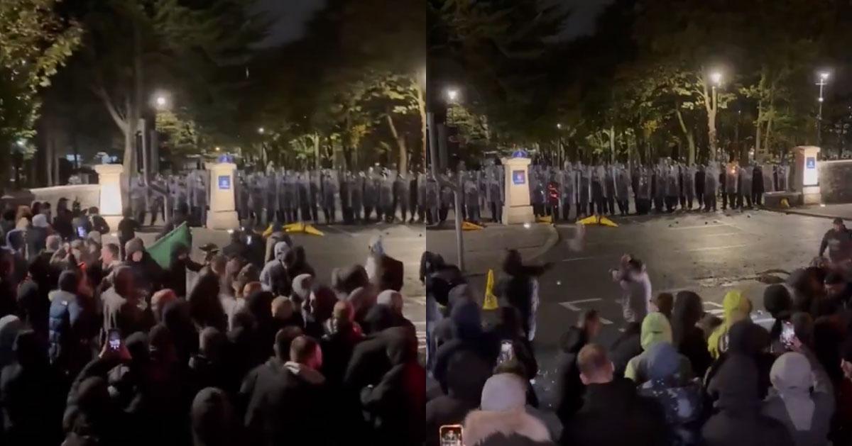 Riot erupts in Dublin after asylum seeker accused of abusing ten-year-old girl 