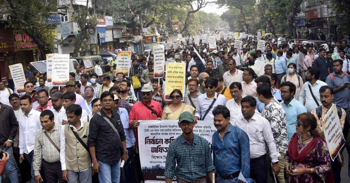 Kolkatha BLO's March 