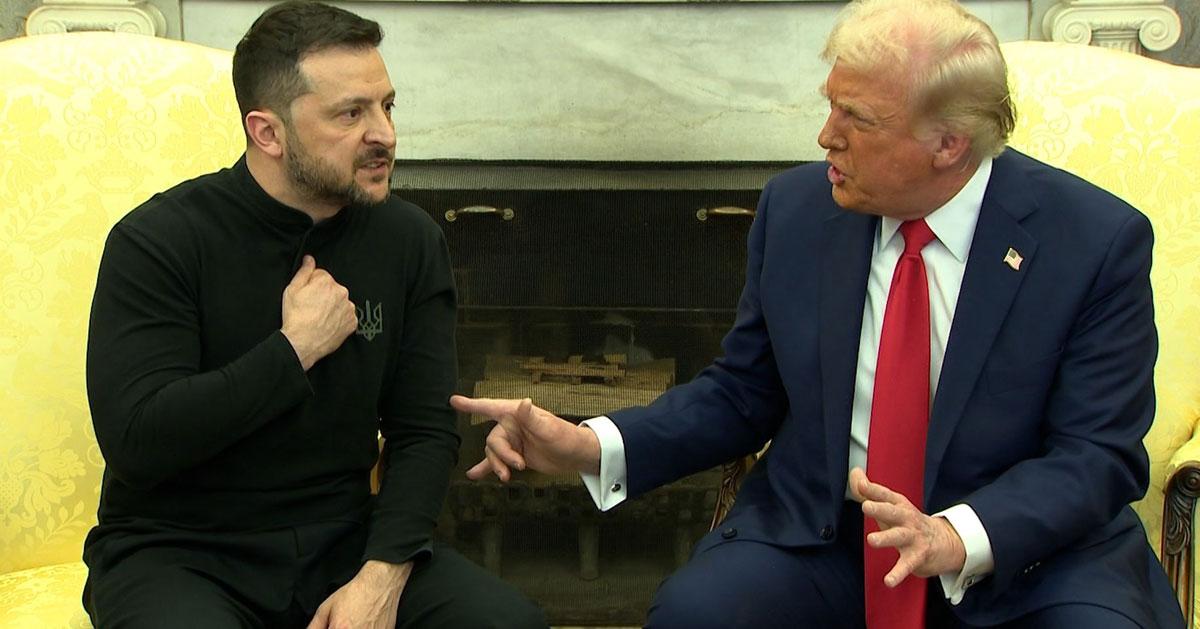 Donald Trump And Vlodymyr Zelensky