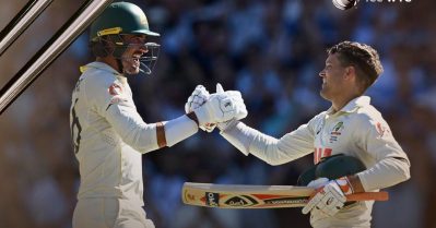 തുടക്കം അടിപതറിയ കങ്കാരുക്കളുടെ രക്ഷകരായി കാരിയും ഖവാജയും