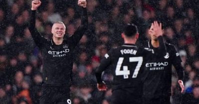 ഹാലണ്ട് എക്‌സ്പ്രസ്; പ്രീമിയര്‍ ലീഗില്‍ 'സെഞ്ച്വറിയടിച്ച്' സിറ്റിയുടെ രാജകുമാരന്‍