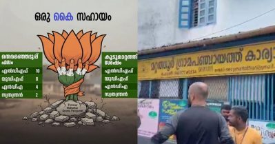 ബി.ജെ.പിക്ക് ഒരു 'കൈ' സഹായം; മറ്റത്തൂരിലെ കോണ്‍ഗ്രസ് പ്രവര്‍ത്തകര്‍ക്കെതിരെ എ.എ. റഹീം