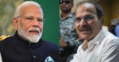 ആക്രമണങ്ങൾ നേരിടുന്നവർ ചെയ്യുന്ന ഒരേയൊരു കുറ്റം അവർ ബംഗാളി സംസാരിക്കുന്നു എന്നതാണ്: മോദിയോട് അധീർ രഞ്ജൻ ചൗധരി