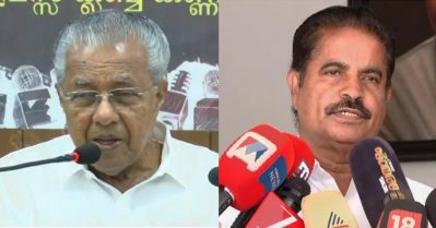 നാടിന്റെ പൊതുവികാരത്തിനെതിരായ പറച്ചിൽ: അടൂർ പ്രകാശിന്റെ ദിലീപ് അനുകൂല പരാമർശത്തിൽ മുഖ്യമന്ത്രി