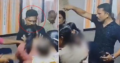 യുവതിയുടെ മുഖത്തടിച്ച് എറണാകുളം നോര്‍ത്ത് സി.ഐ; പൊലീസ് സ്റ്റേഷനിലെ സി.സി.ടി.വി ദൃശ്യങ്ങള്‍ പുറത്ത്; നടപടി നിര്‍ദേശിച്ച് മുഖ്യമന്ത്രി