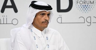 ഫലസ്തീനികൾക്ക് സ്വന്തം മണ്ണിൽ താമസിക്കാൻ അവകാശമുണ്ട്: ഖത്തർ പ്രധാനമന്ത്രി