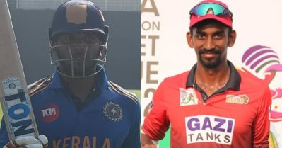 സഞ്ജുവില്ലാത്ത കേരളത്തിന് 145 റണ്‍സിന്റെ കൂറ്റന്‍ ജയം; ഇന്ത വാട്ടി മിസ് ആകാത്