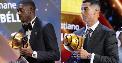 വീണ്ടും പുരസ്‌കാര നേട്ടത്തില്‍ റോണോ; ബാലണ്‍ ഡി ഓര്‍ ജേതാക്കള്‍ക്കും അവാര്‍ഡ് തിളക്കം