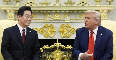 കരാർ പാലിക്കുന്നില്ല; ദക്ഷിണ കൊറിയക്കുമേൽ 25% തീരുവ ഏർപ്പെടുത്തി അമേരിക്ക