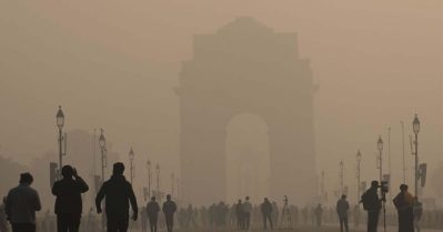 പുകമഞ്ഞിനൊപ്പം മഴയും, പുതുവര്‍ഷത്തിലും മാറ്റമില്ലാതെ ദല്‍ഹിയിലെ വായു ഗുണനിലവാര സൂചിക