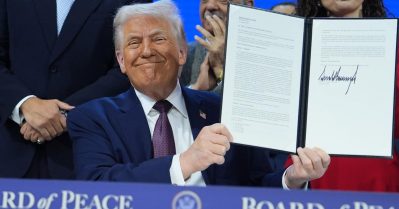 ബോർഡ് ഓഫ് പീസിന് ഔദ്യോഗിക തുടക്കം; ചാർട്ടറിൽ ഒപ്പുവെച്ച് ട്രംപ്