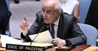 ഗസ വെടിനിർത്തൽ സാധ്യമാകണമെങ്കിൽ ഇസ്രഈൽ സൈന്യത്തെ പൂർണമായും പിൻവലിക്കണം: യു.എന്നിനോട് ഫലസ്തീൻ