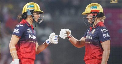 സെഞ്ച്വറിയോളം പോന്ന മന്ഥാന മാജിക്, കൂട്ടിന് വോളും; അപരാജിതരായി ബെംഗളൂരു