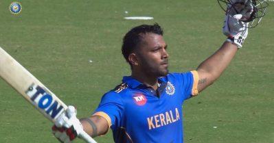 14 സിക്‌സര്‍! 'സഞ്ജുമ്മല്‍' ബോയ്‌സിന് പാളിയപ്പോള്‍ 'വി.വി' വെടിക്കെട്ട്; ജയിച്ചത് വെറും 29 ഓവറില്‍
