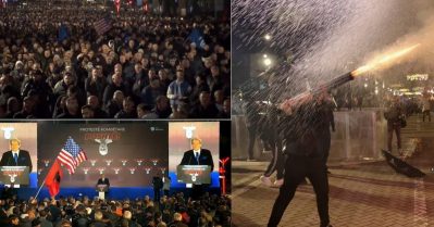 അഴിമതിയാരോപണം; അല്‍ബേനിയന്‍ പ്രധാനമന്ത്രിയുടെ രാജി ആവശ്യപ്പെട്ട് വന്‍ പ്രതിഷേധം