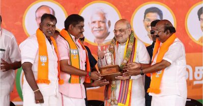 രാഹുല്‍ വെറും നുണയന്‍; 60 ശതമാനം വോട്ടുകള്‍ നേടി ഭരണം തുടരും; പുതിച്ചേരിയില്‍ അമിത് ഷാ