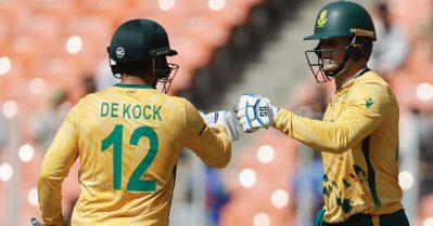 പ്രോട്ടിയാസിന്റെ ചരിത്രം തിരുത്തി ക്വിന്റണ്‍ ഡി കോക്ക്; വെട്ടി വീഴ്ത്തിയത് ഡിവില്ലിയേഴ്‌സിനെ!