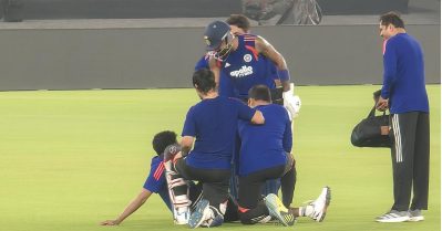 സൂപ്പര്‍ 8 പോരാട്ടങ്ങള്‍ക്ക് ഒരുങ്ങുന്ന ഇന്ത്യയ്ക്ക് ആശങ്ക; സൂപ്പര്‍ താരത്തിന് പരിക്ക്?