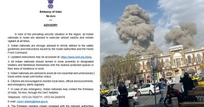 അബുദാബിയില്‍ ഒരു മരണം; ഇന്ത്യന്‍ പൗരന്മാര്‍ക്ക് ജാഗ്രതാ നിര്‍ദേശം, പശ്ചിമേഷ്യയിലേക്കുള്ള വിമാന സര്‍വീസുകള്‍ റദ്ദാക്കി