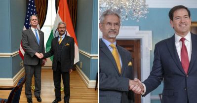 ഇന്ത്യ-യു.എസ് വ്യാപാര കരാർ; യു.എസ് സ്റ്റേറ്റ് സെക്രട്ടറിയുമായി കൂടിക്കാഴ്ച നടത്തി വിദേശകാര്യ മന്ത്രി എസ്. ജയശങ്കർ