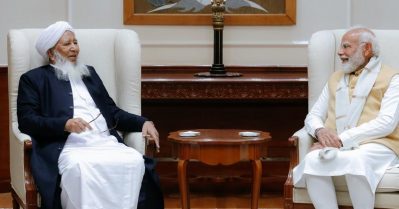 മോദിയുമായി കൂടിക്കാഴ്ച നടത്തി കാന്തപുരം; മൗലാന ആസാദ് നാഷണല്‍ ഫെലോഷിപ്പ് അടക്കം ചര്‍ച്ചയില്‍