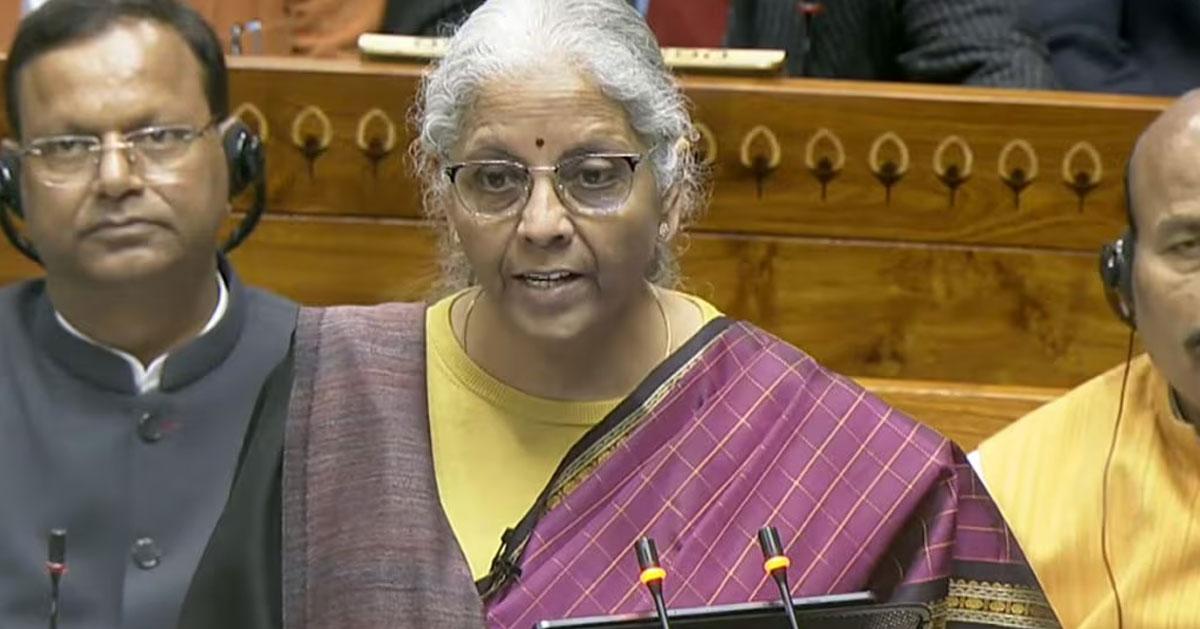 Nirmala Sitharaman presents union budget