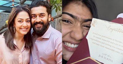 ഡെലൂലുവിന് കത്തയച്ച് സൂര്യയും ജ്യോതികയും; വൈറലായി റിയ ഷിബുവിന്റെ പോസ്റ്റ്