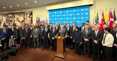 ഇസ്രഈലിന്റെ വെസ്‌ററ് ബാങ്ക് വിപുലീകരണം; അപലപിച്ചുള്ള സംയുക്ത പ്രസ്താവനയില്‍ ഒപ്പുവെച്ച് ഇന്ത്യയടക്കം നൂറിലധികം രാജ്യങ്ങള്‍